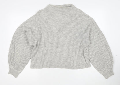 Womens UK Size M New Look Grey Pullover Jumper