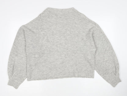 Womens UK Size M New Look Grey Pullover Jumper