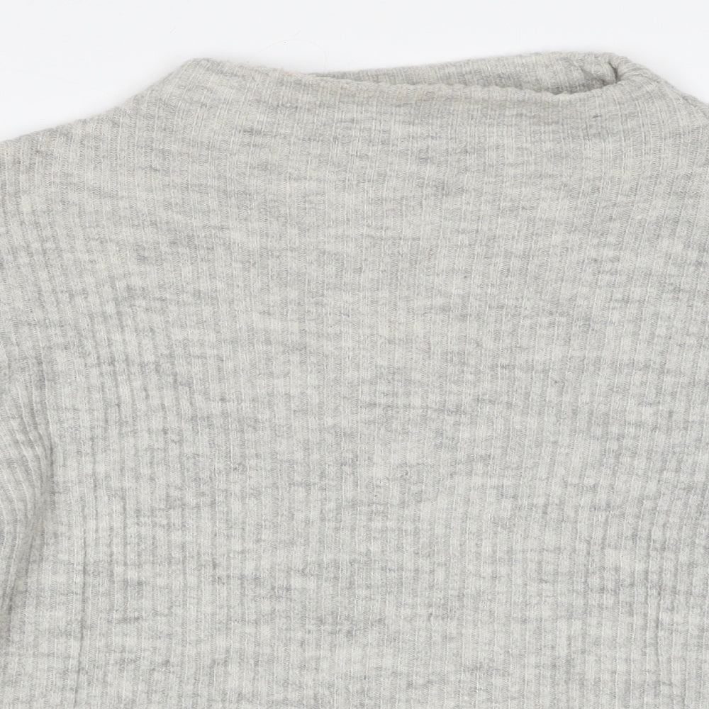 Womens UK Size M New Look Grey Pullover Jumper
