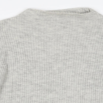 Womens UK Size M New Look Grey Pullover Jumper