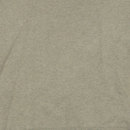 Maison Scotch Womens Beige Geometric Cotton Pullover Sweatshirt Size S Pullover