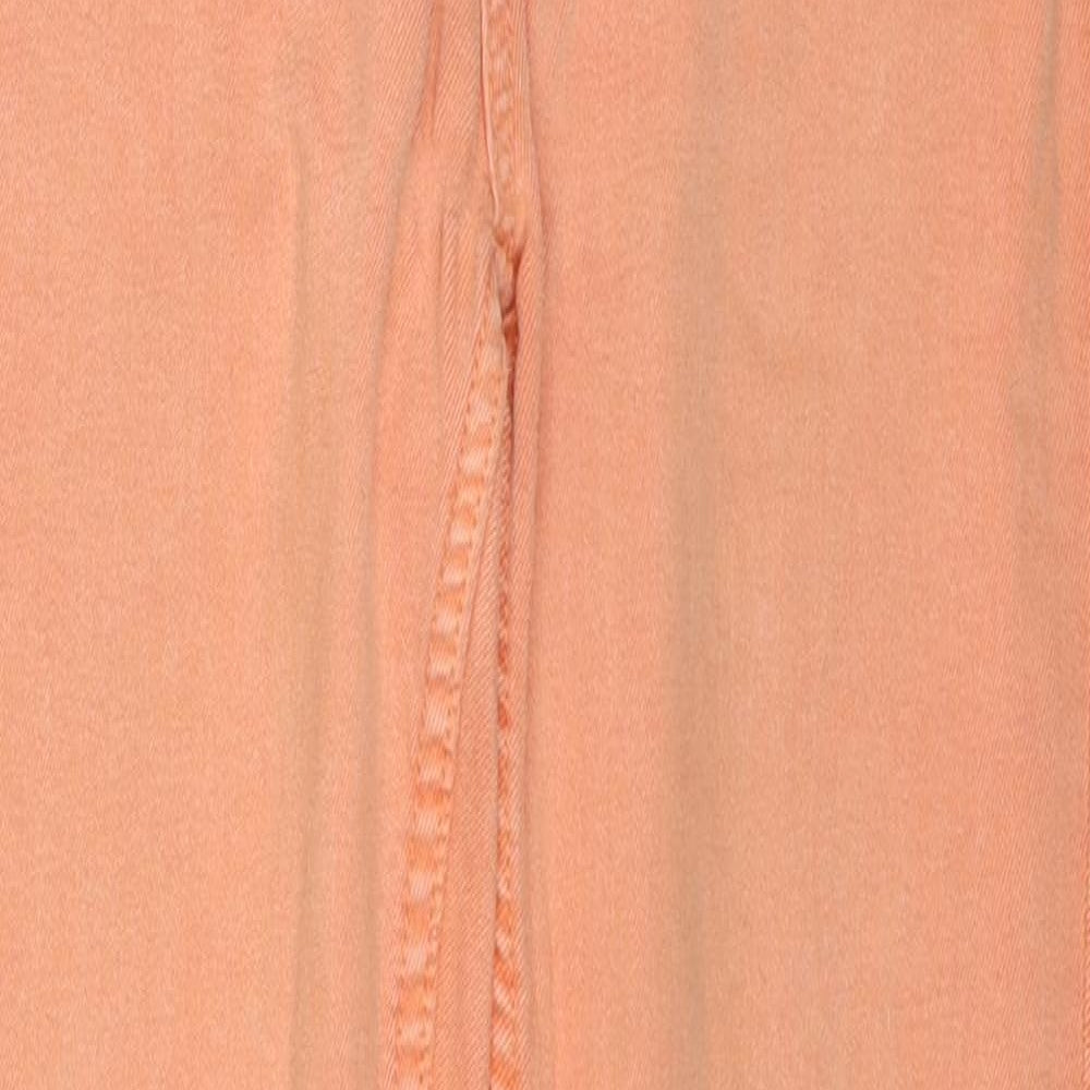 Womens UK Size 8 Marks and Spencer Regular Fit Skinny Orange Jeans