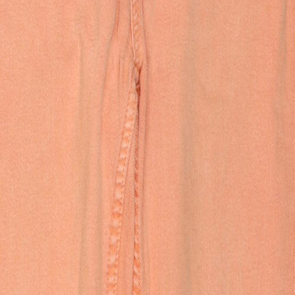 Womens UK Size 8 Marks and Spencer Regular Fit Skinny Orange Jeans