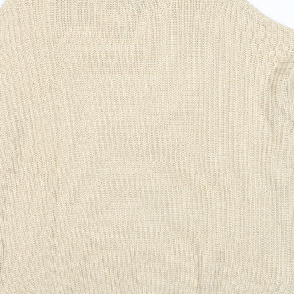 Womens UK Size XS Divided by H&M Beige Pullover Jumper