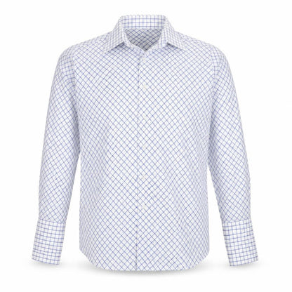 Topman Mens White Animal Print Cotton Button-Up Size L Collared Button