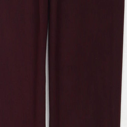 Topshop Womens Red Cotton Skinny Jeans Size 30 in L32 in Regular Zip