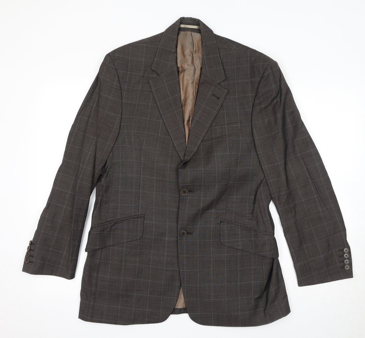 Mens UK Size 38 NEXT Regular Brown Suit Jacket
