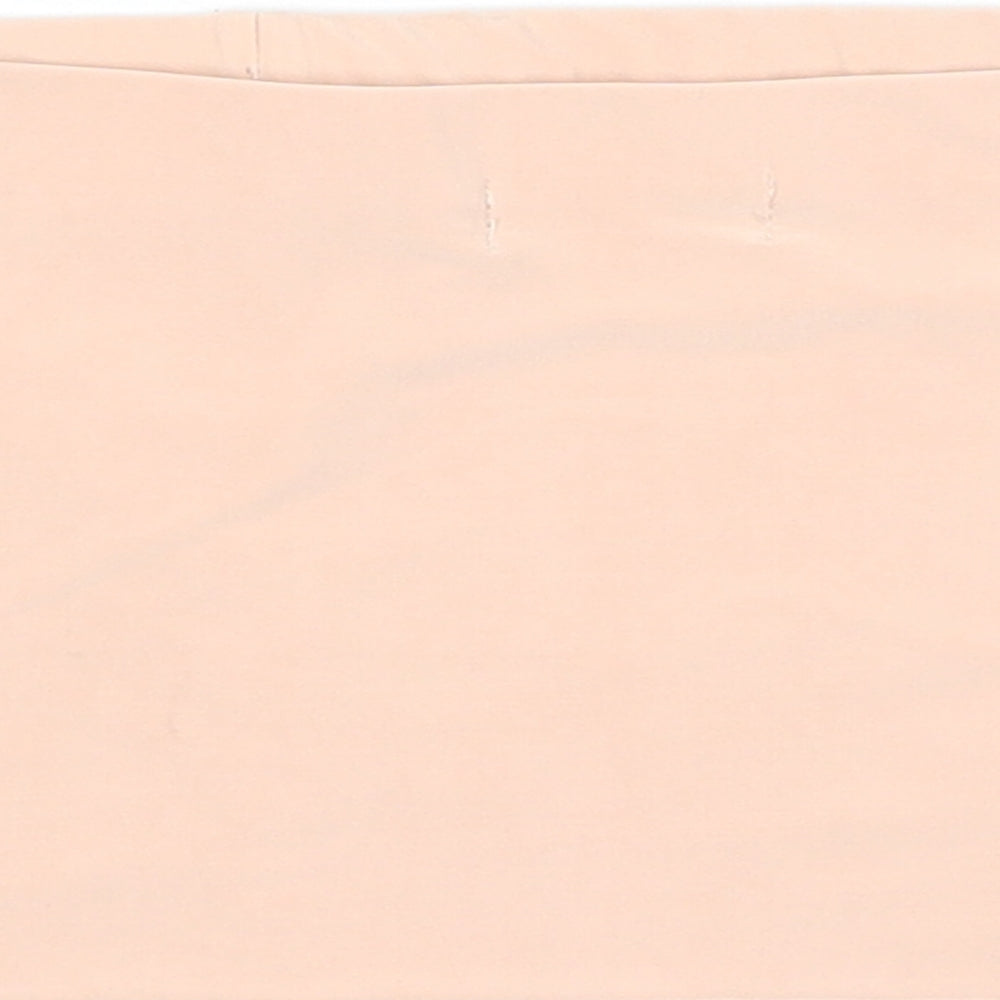 Womens UK Size 8 PRETTYLITTLETHING Pink Cropped Tank