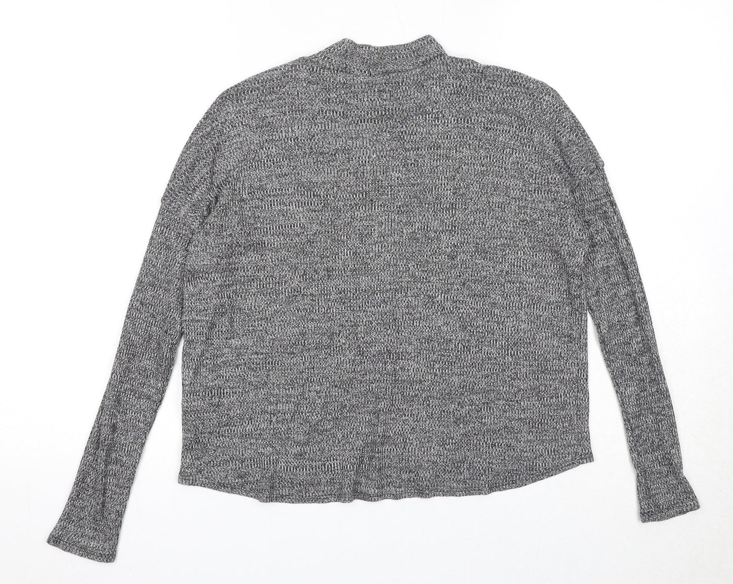 Womens UK Size S Divided Black Pullover Jumper