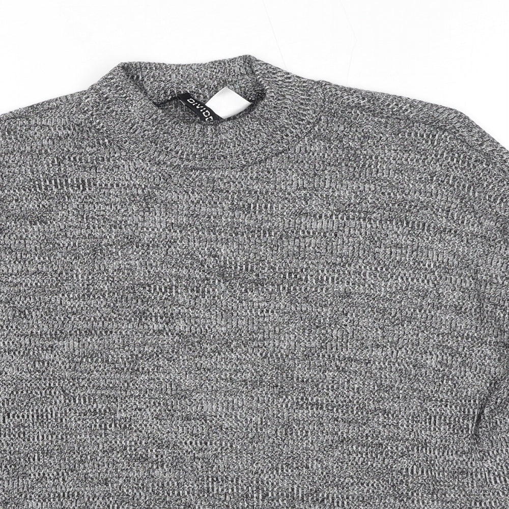 Womens UK Size S Divided Black Pullover Jumper