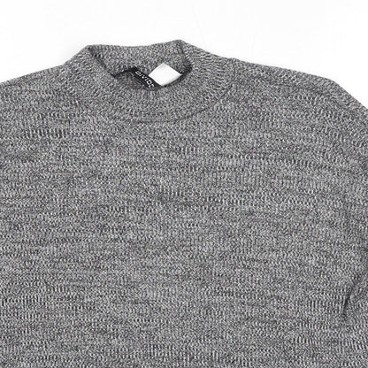 Womens UK Size S Divided Black Pullover Jumper