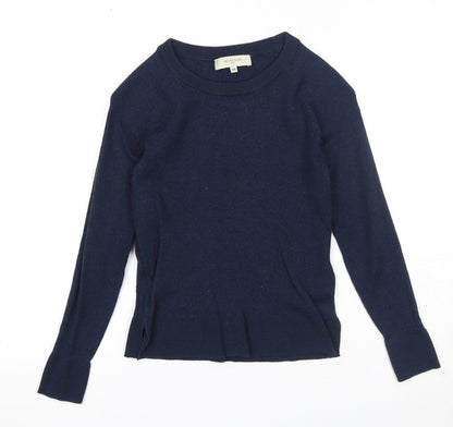 Womens UK Size XS Selected Femme Blue Pullover Jumper