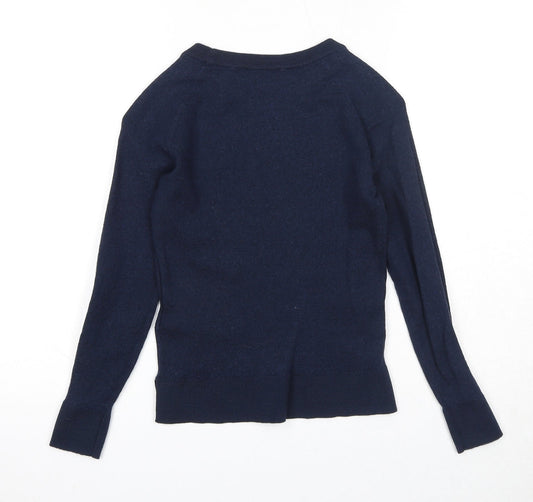 Womens UK Size XS Selected Femme Blue Pullover Jumper