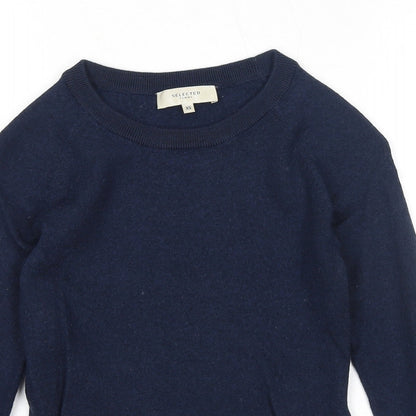 Womens UK Size XS Selected Femme Blue Pullover Jumper