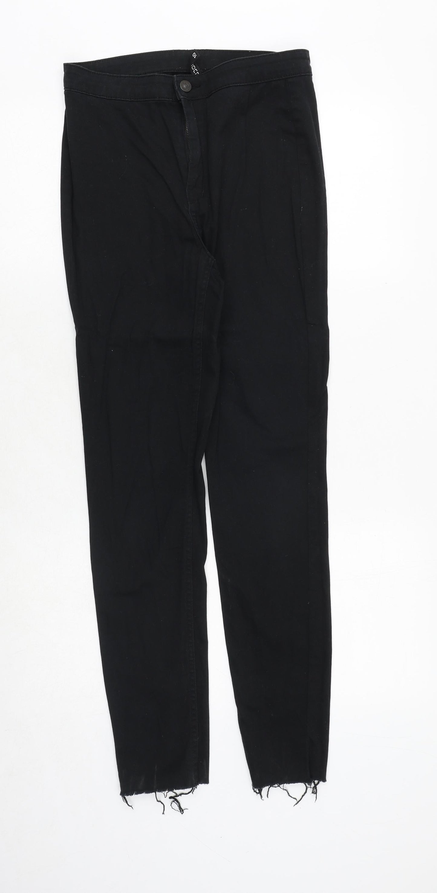 Womens UK Size 10 H&M Regular Fit Skinny Black Jeans