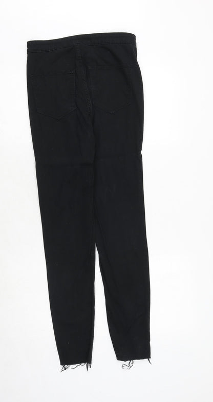 Womens UK Size 10 H&M Regular Fit Skinny Black Jeans