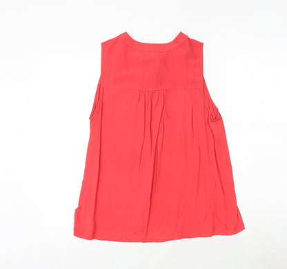 Womens UK Size M Gap Pink Basic Tank
