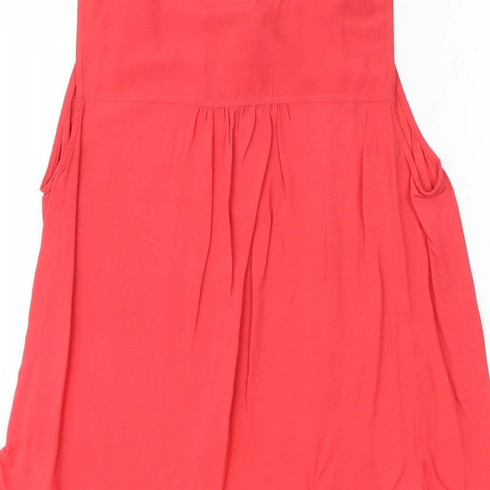 Womens UK Size M Gap Pink Basic Tank