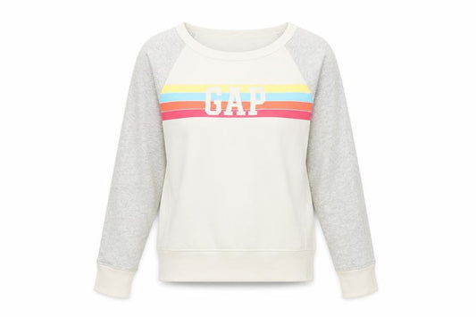 Womens UK Size XS Gap Ivory Pullover Sweatshirt