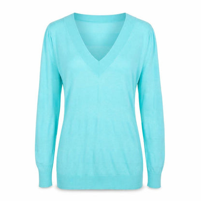 Womens UK Size S Gap Blue Pullover Jumper