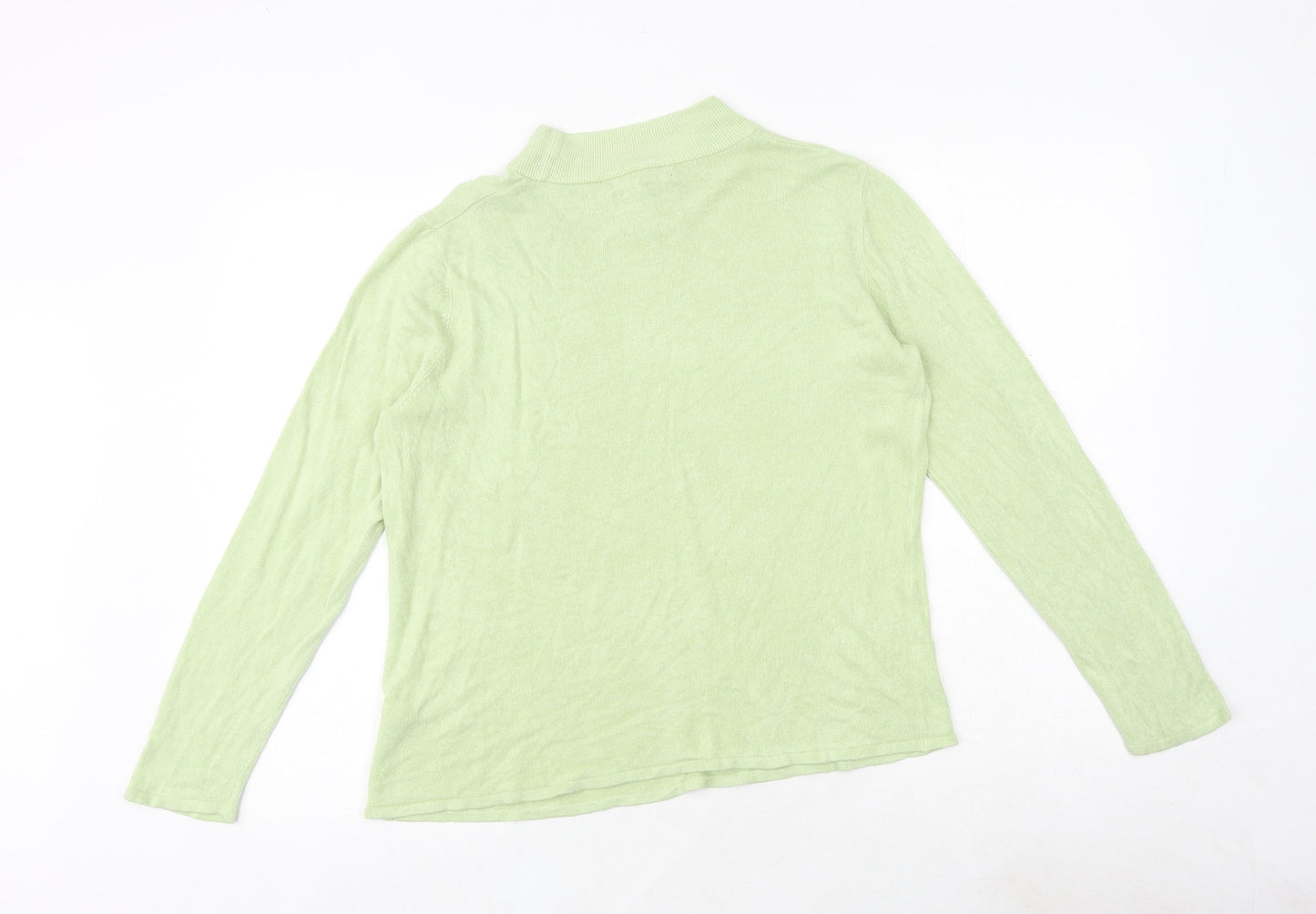 Womens UK Size M Bonmarché Green Pullover Jumper