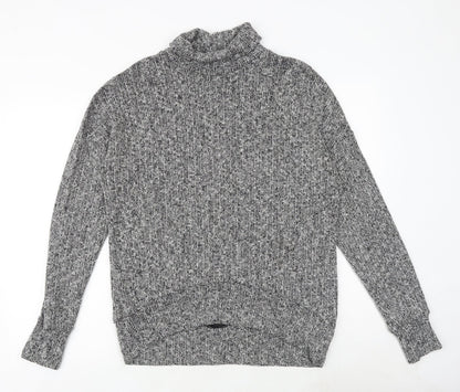 Womens UK Size 10 Topshop Grey Pullover Jumper