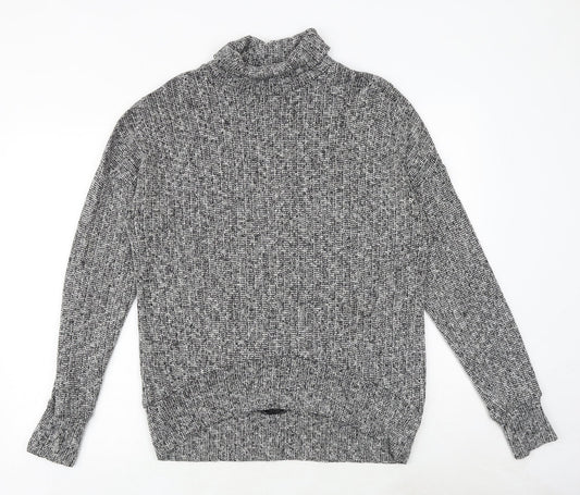Womens UK Size 10 Topshop Grey Pullover Jumper