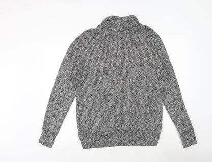 Womens UK Size 10 Topshop Grey Pullover Jumper