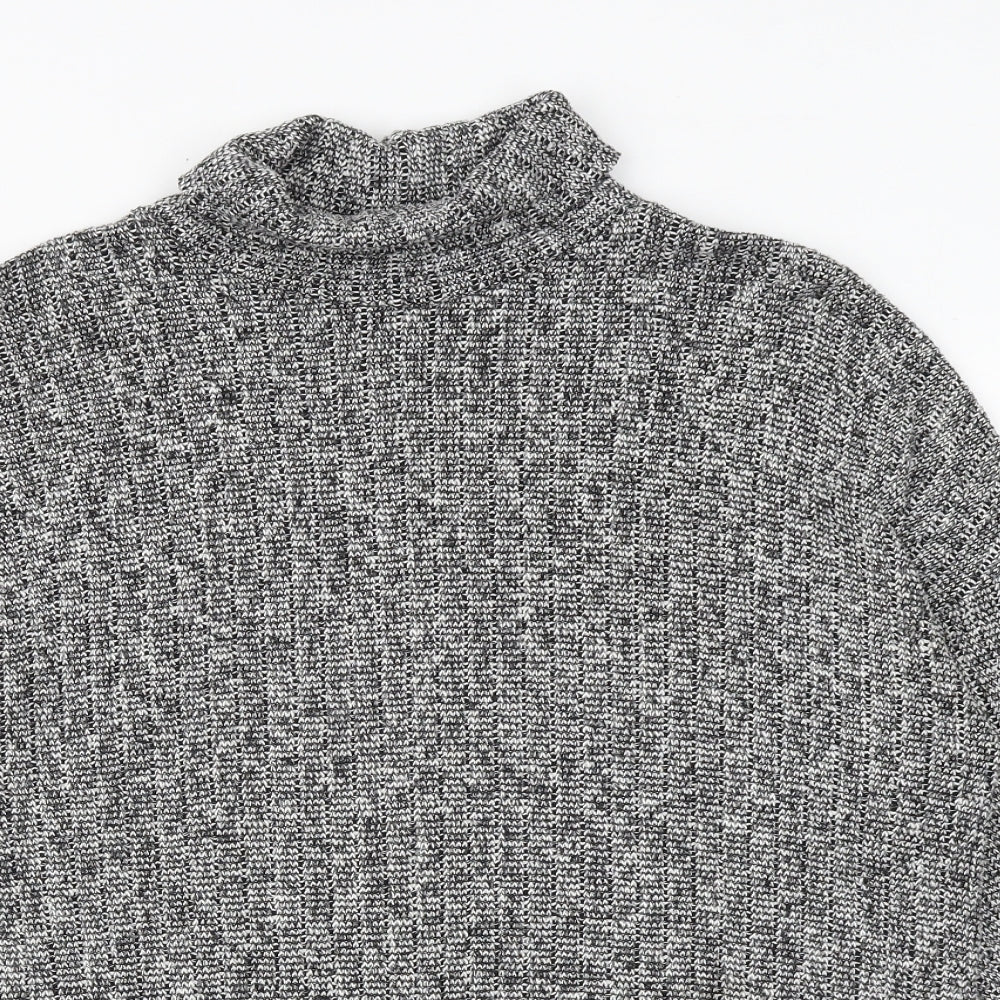 Womens UK Size 10 Topshop Grey Pullover Jumper