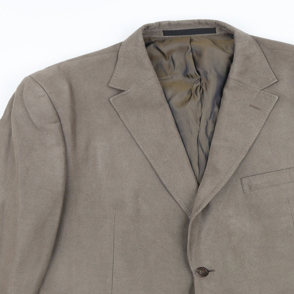 Mens UK Size 44 Marks and Spencer Regular Brown Suit Jacket