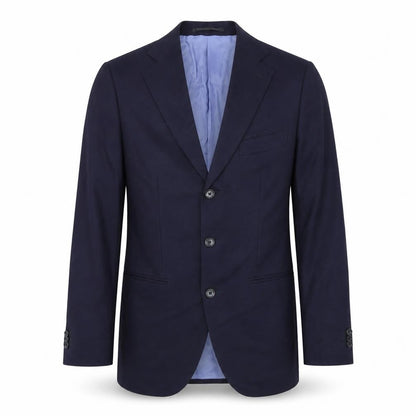 lazio Mens Blue Polyester Jacket Suit Jacket Size 36 Regular