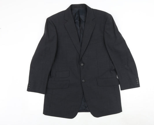 Mens UK Size 38 Fellini Regular Grey Suit Jacket