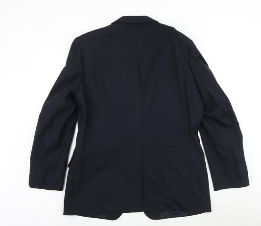 Mens UK Size 42 St Michael Regular Blue Suit Jacket