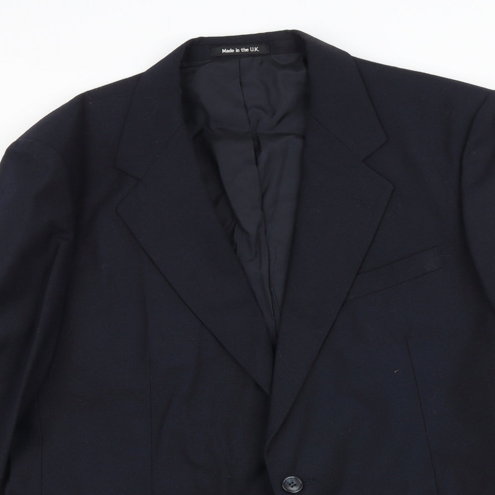 Mens UK Size 42 St Michael Regular Blue Suit Jacket