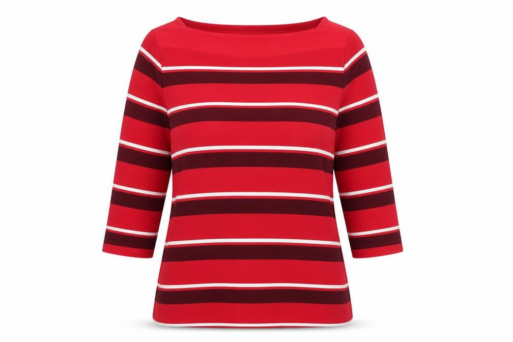 Womens UK Size 12 Marks and Spencer Red Basic Blouse