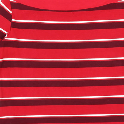 Womens UK Size 12 Marks and Spencer Red Basic Blouse