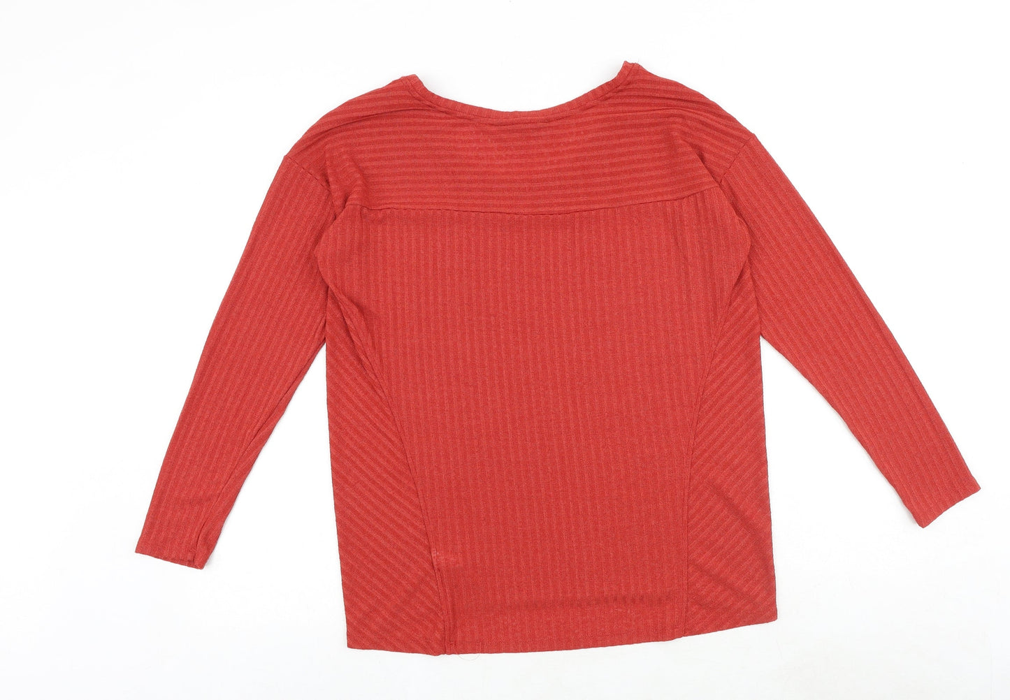 Womens UK Size 12 NEXT Red Basic Blouse