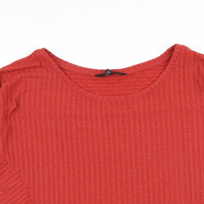 Womens UK Size 12 NEXT Red Basic Blouse