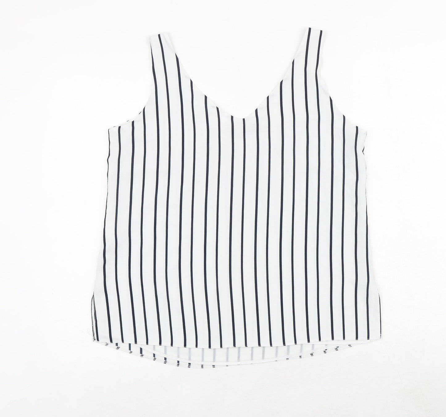 Womens UK Size 12 Wallis White Basic Tank