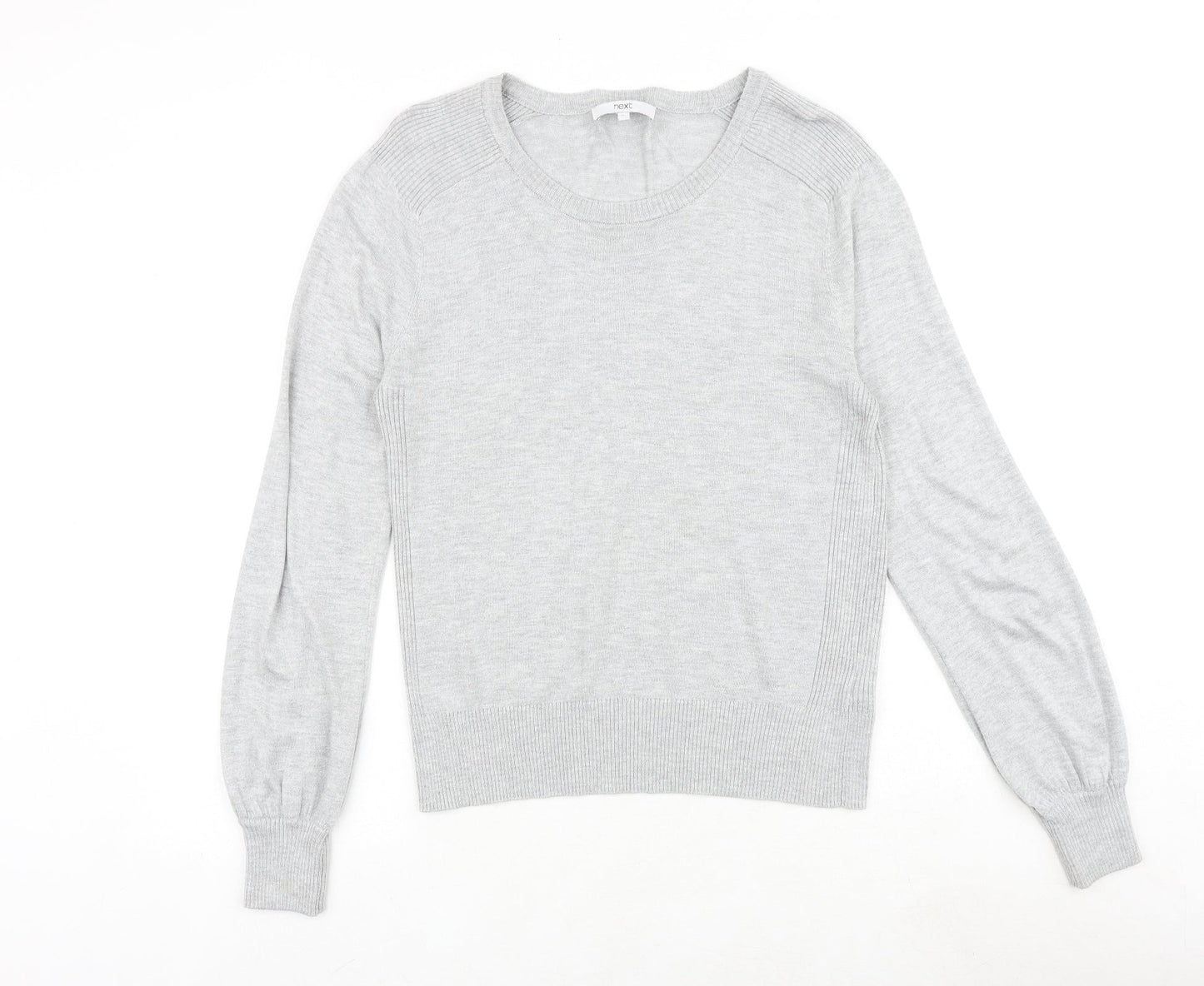 Womens UK Size 10 NEXT Grey Pullover Jumper