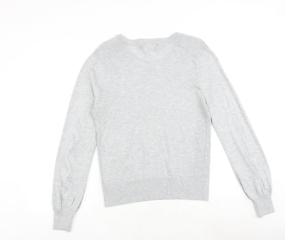 Womens UK Size 10 NEXT Grey Pullover Jumper