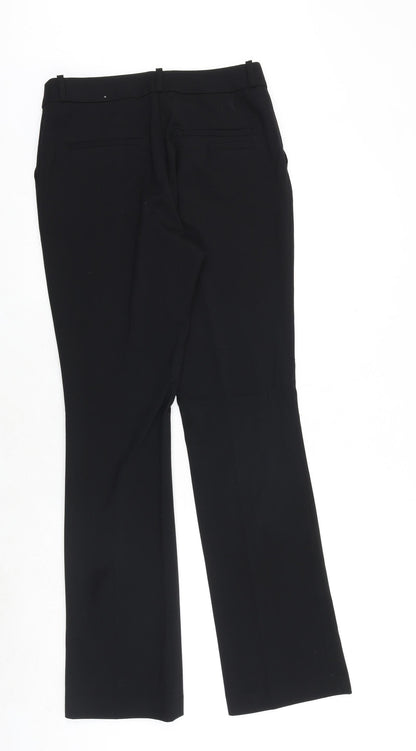 Womens UK Size 10 H&M Regular Fit Dress Pants Black Trousers