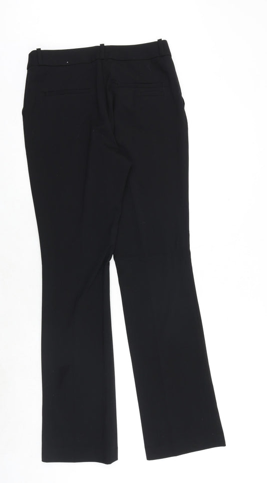 Womens UK Size 10 H&M Regular Fit Dress Pants Black Trousers