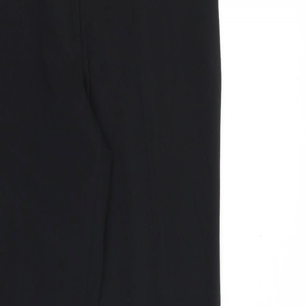 Womens UK Size 10 H&M Regular Fit Dress Pants Black Trousers