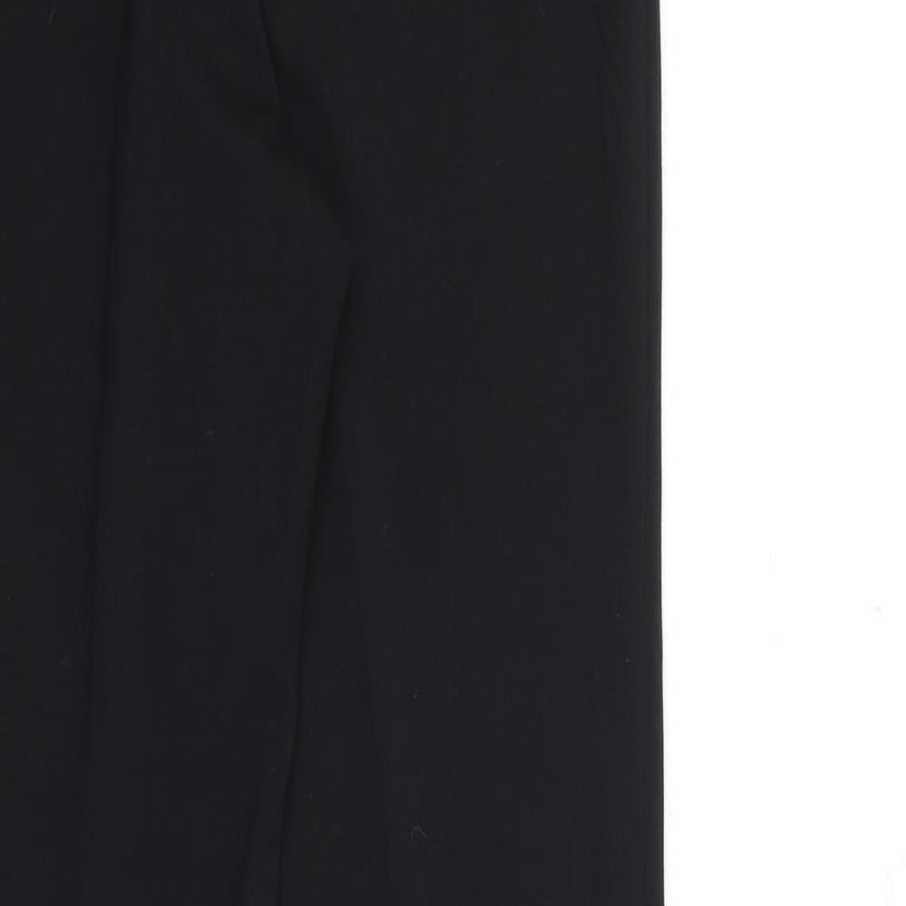 Womens UK Size 10 H&M Regular Fit Dress Pants Black Trousers