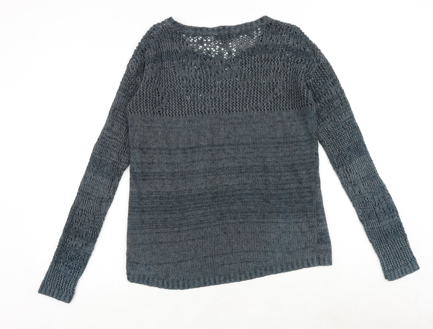 Womens UK Size 8 Warehouse Blue Pullover Jumper