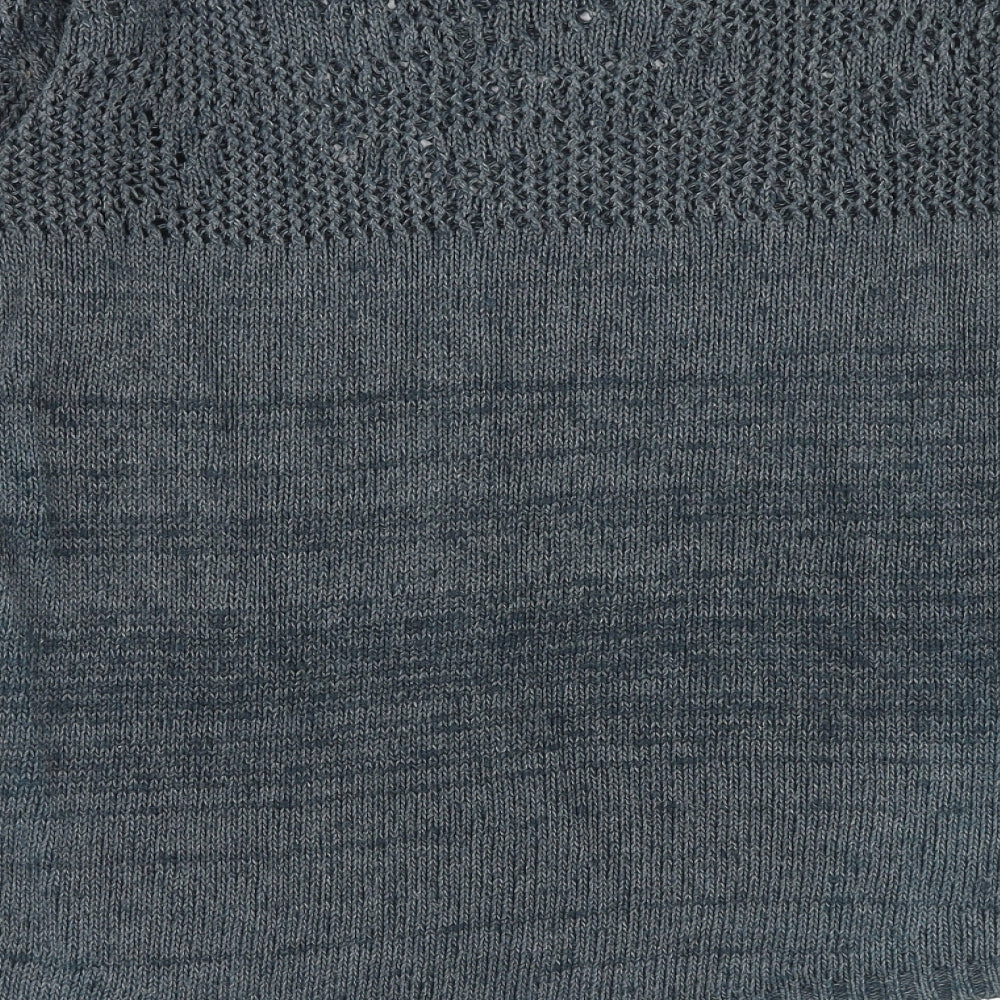 Womens UK Size 8 Warehouse Blue Pullover Jumper