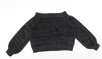 Womens UK Size M H&M Black Pullover Jumper