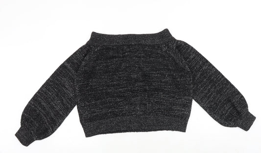 Womens UK Size M H&M Black Pullover Jumper