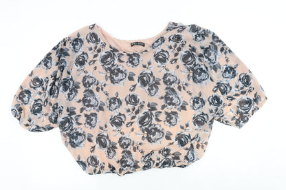 Womens UK Size 8 Select Pink Basic Blouse